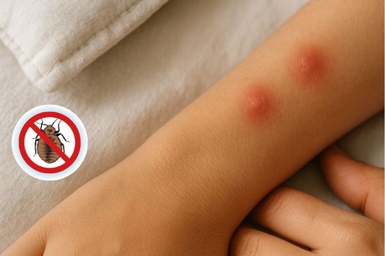 pogryzienia pluskiew w hotelu